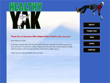 Tablet Screenshot of healthyyak.org